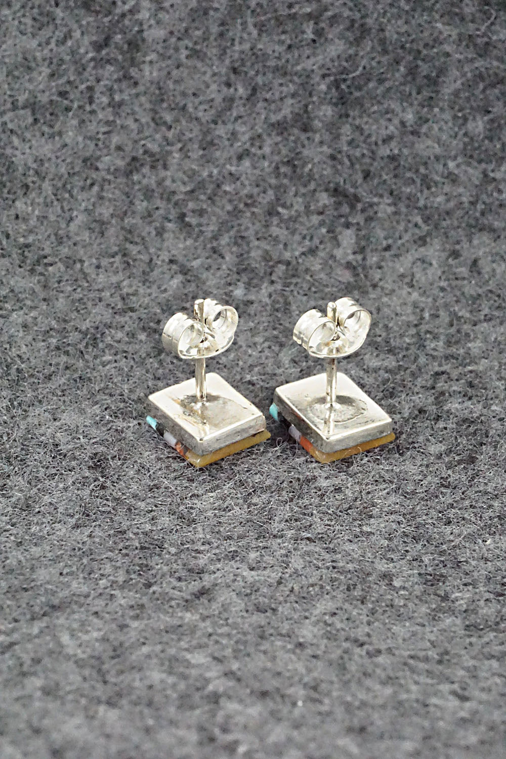 Multi Stone & Sterling Silver Earrings - Preston Walela