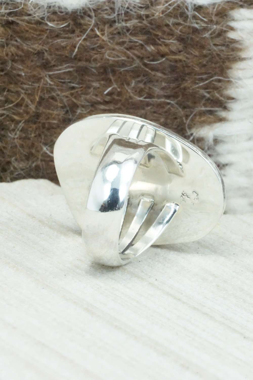 Turquoise & Sterling Silver Ring - Jimson Belin - Size 7