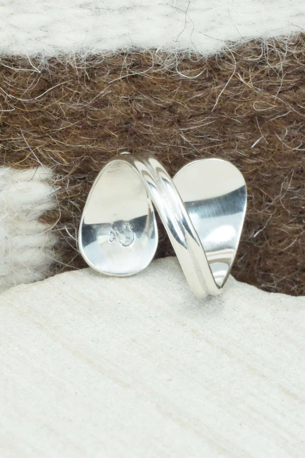 Turquoise & Sterling Silver Ring - Jimison Ben - Size 7.5