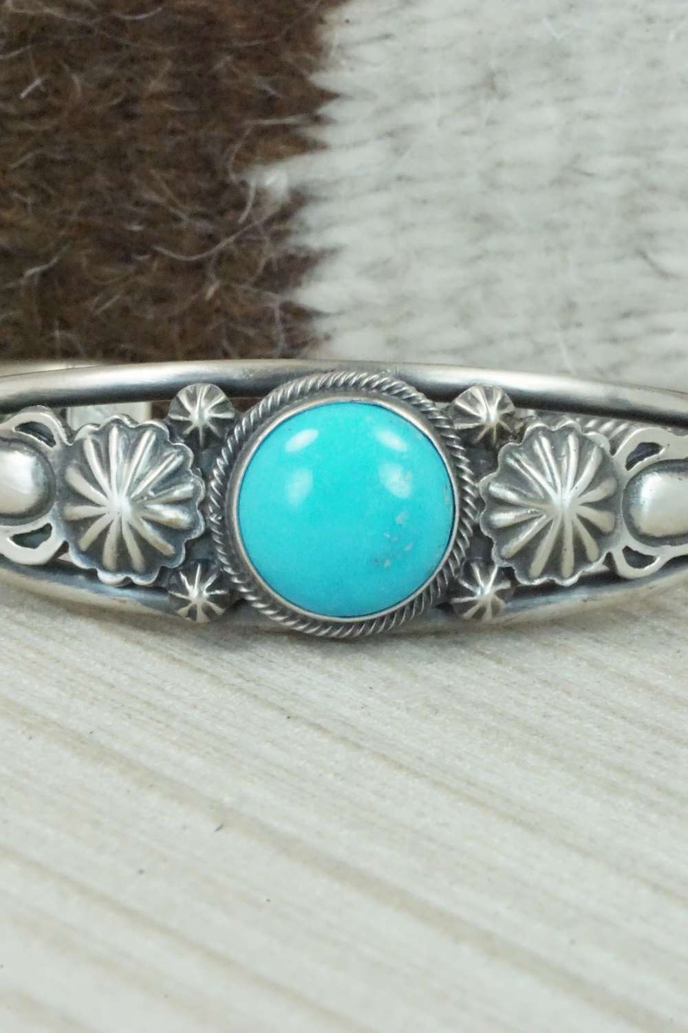 Turquoise & Sterling Silver Bracelet - Annie Spencer