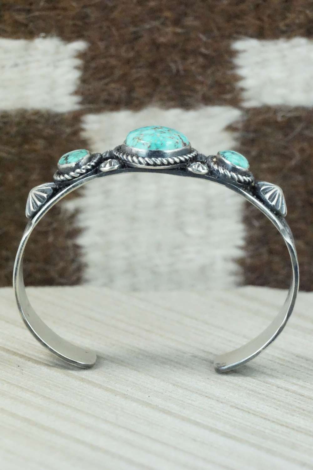 Turquoise & Sterling Silver Bracelet - Andrew Gordon