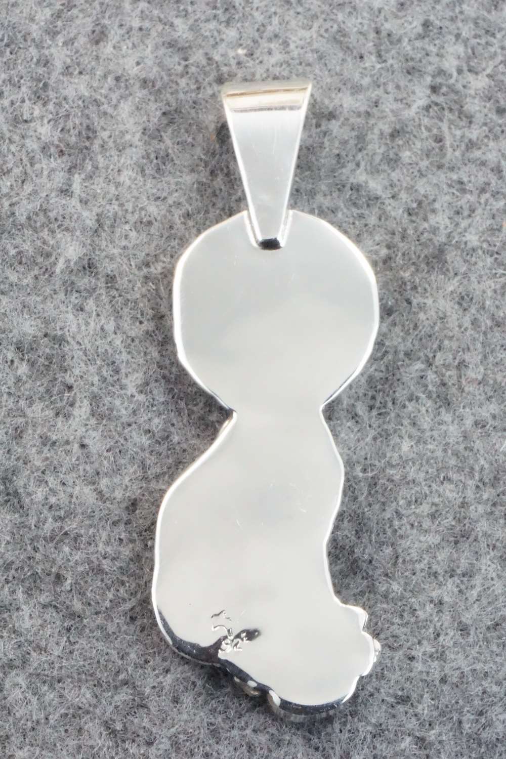 Coral & Sterling Silver Pendant - Roger Pino