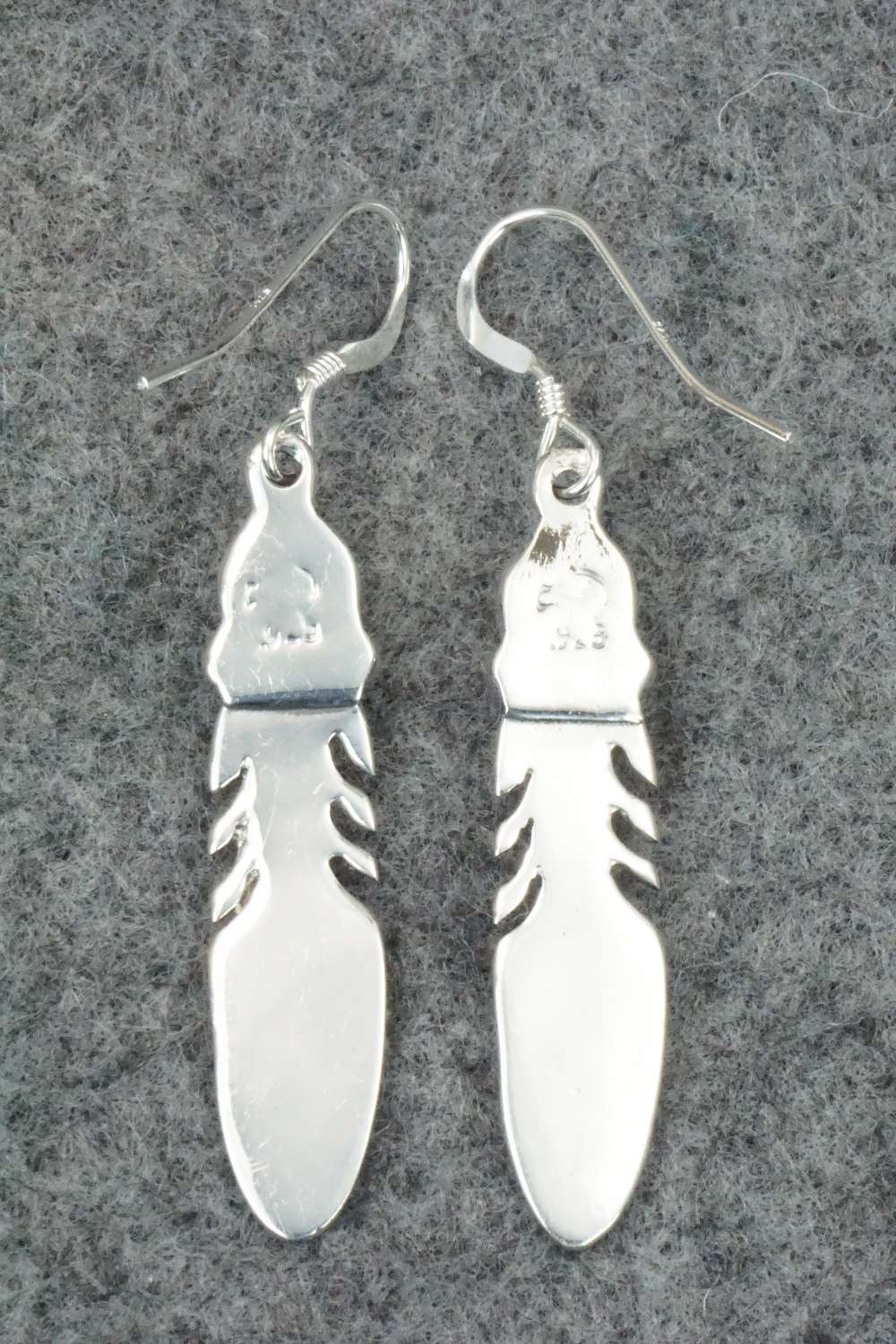 Turquoise & Sterling Silver Earrings - Hiram Largo
