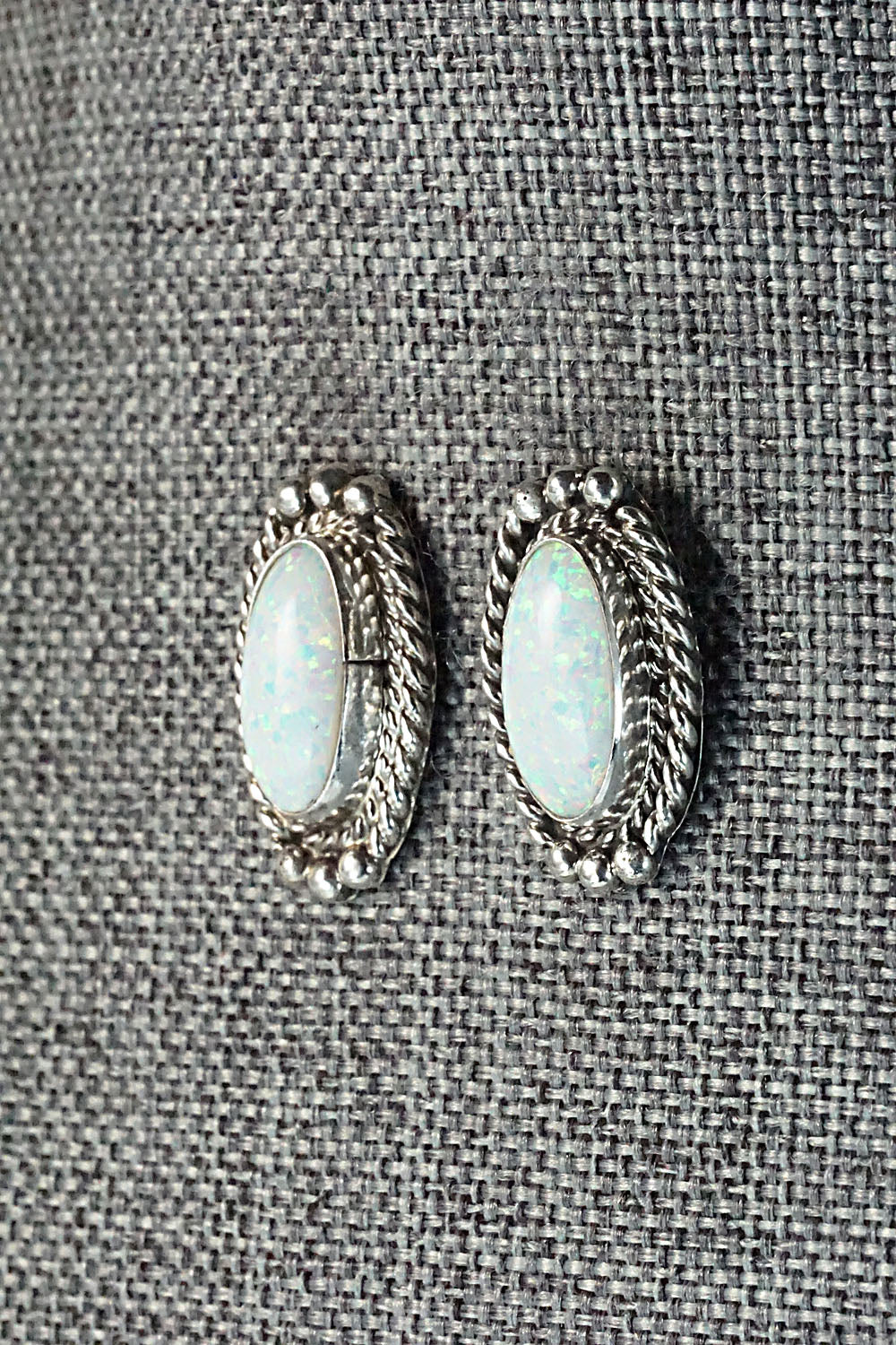 Opalite & Sterling Silver Earrings - Jan Mariano