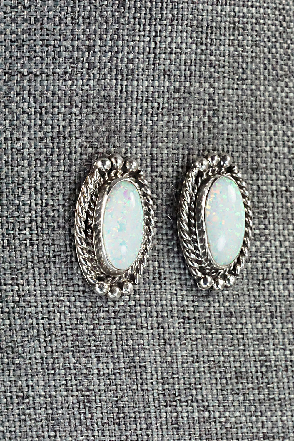 Opalite & Sterling Silver Earrings - Jan Mariano