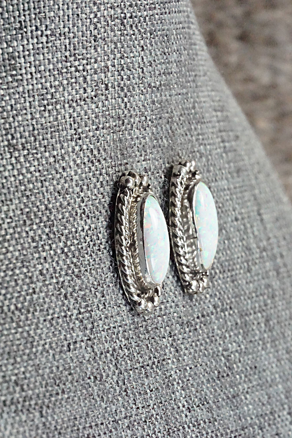 Opalite & Sterling Silver Earrings - Jan Mariano