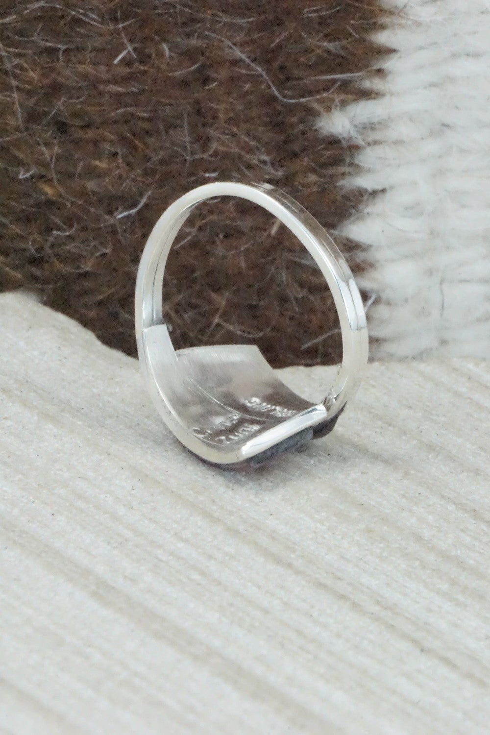 Multi Stone & Sterling Silver Ring - Cena Zuni - Size 7