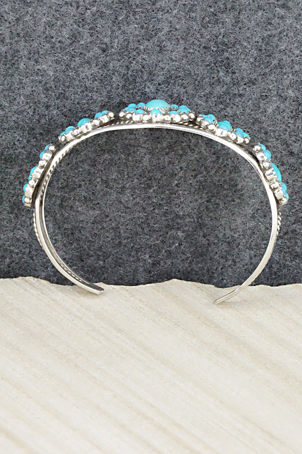 Turquoise & Sterling Silver Bracelet - Nathaniel Curley
