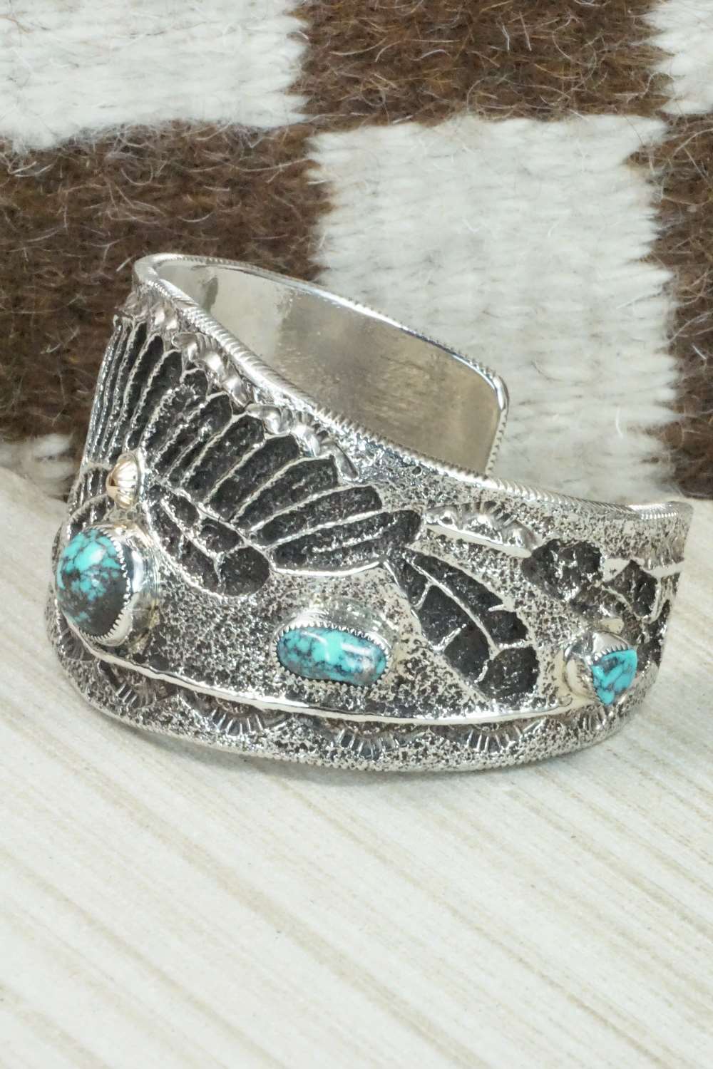 Turquoise & Sterling Silver Bracelet - Delbert Arviso