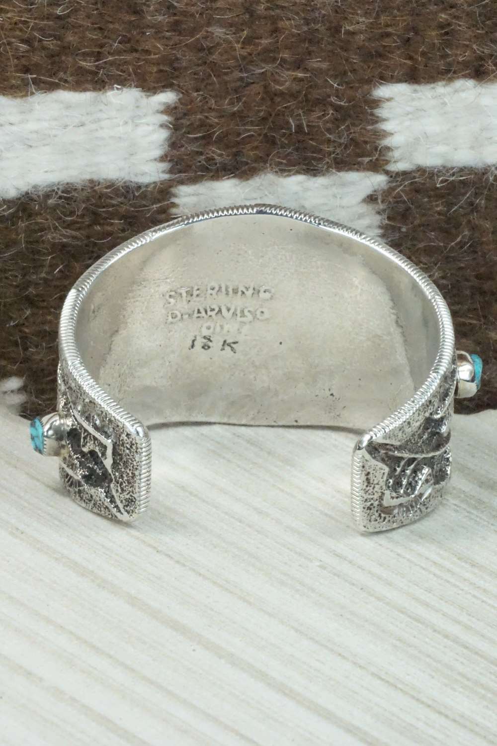 Turquoise & Sterling Silver Bracelet - Delbert Arviso