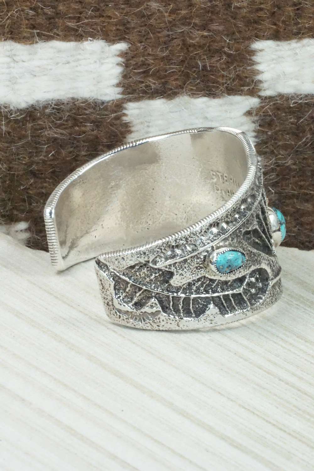 Turquoise & Sterling Silver Bracelet - Delbert Arviso