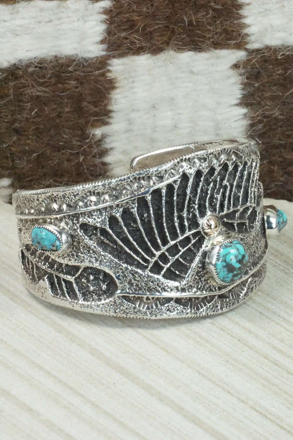Turquoise & Sterling Silver Bracelet - Delbert Arviso