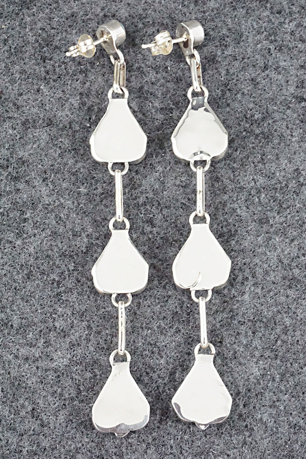 Turquoise & Sterling Silver Earrings - Velda Nastacio