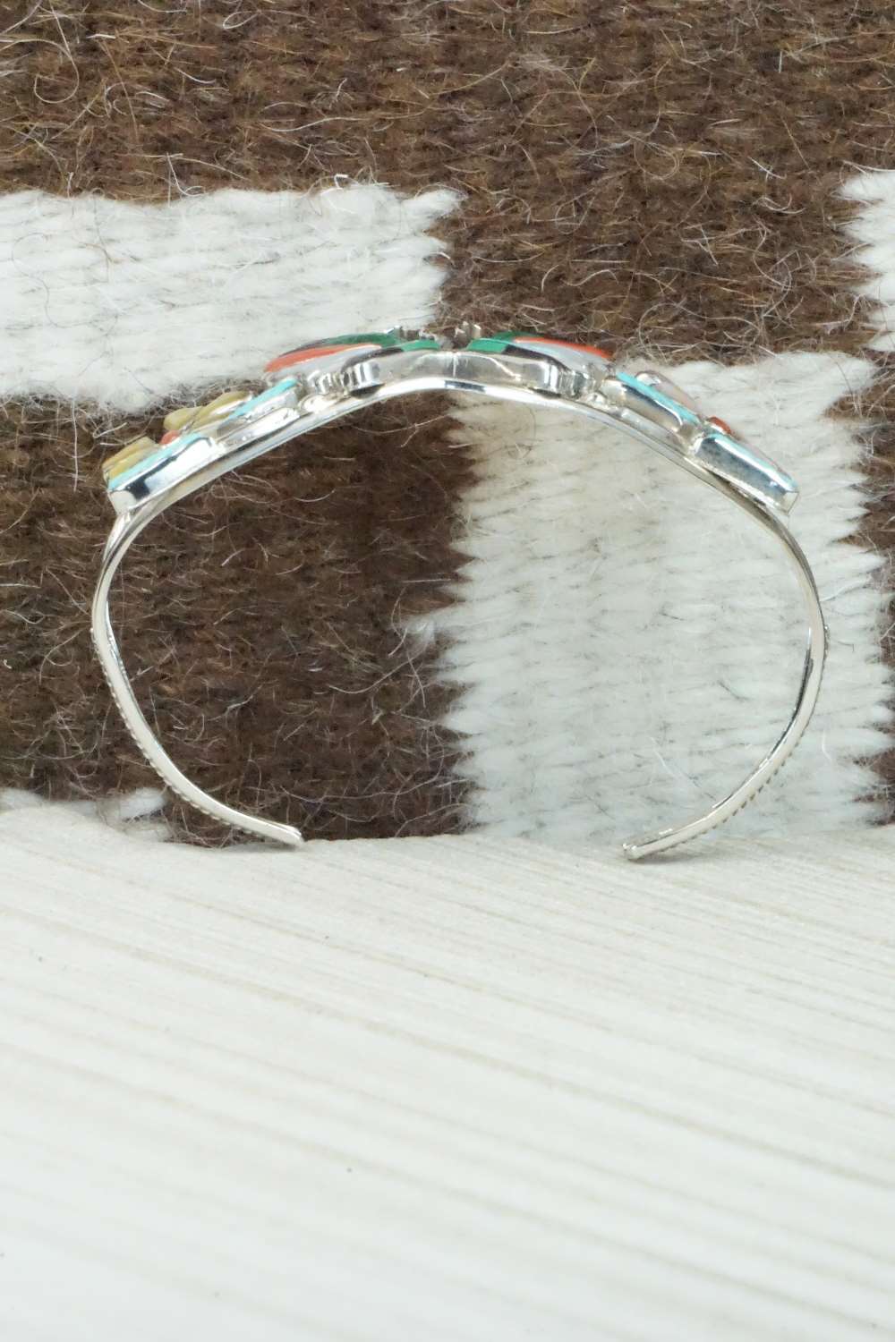 Multi Stone & Sterling Silver Inlay Bracelet - Tamara Pinto