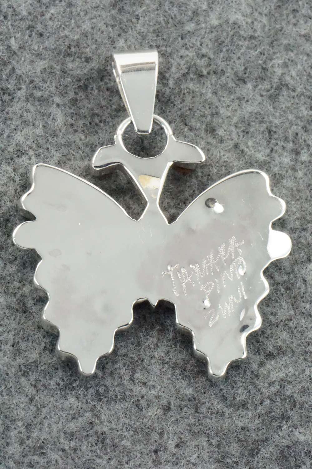 Multi Stone & Sterling Silver Inlay Pendant - Tamara Pinto