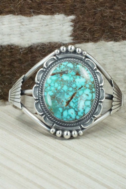 Turquoise & Sterling Silver Bracelet - Raymond Delgarito