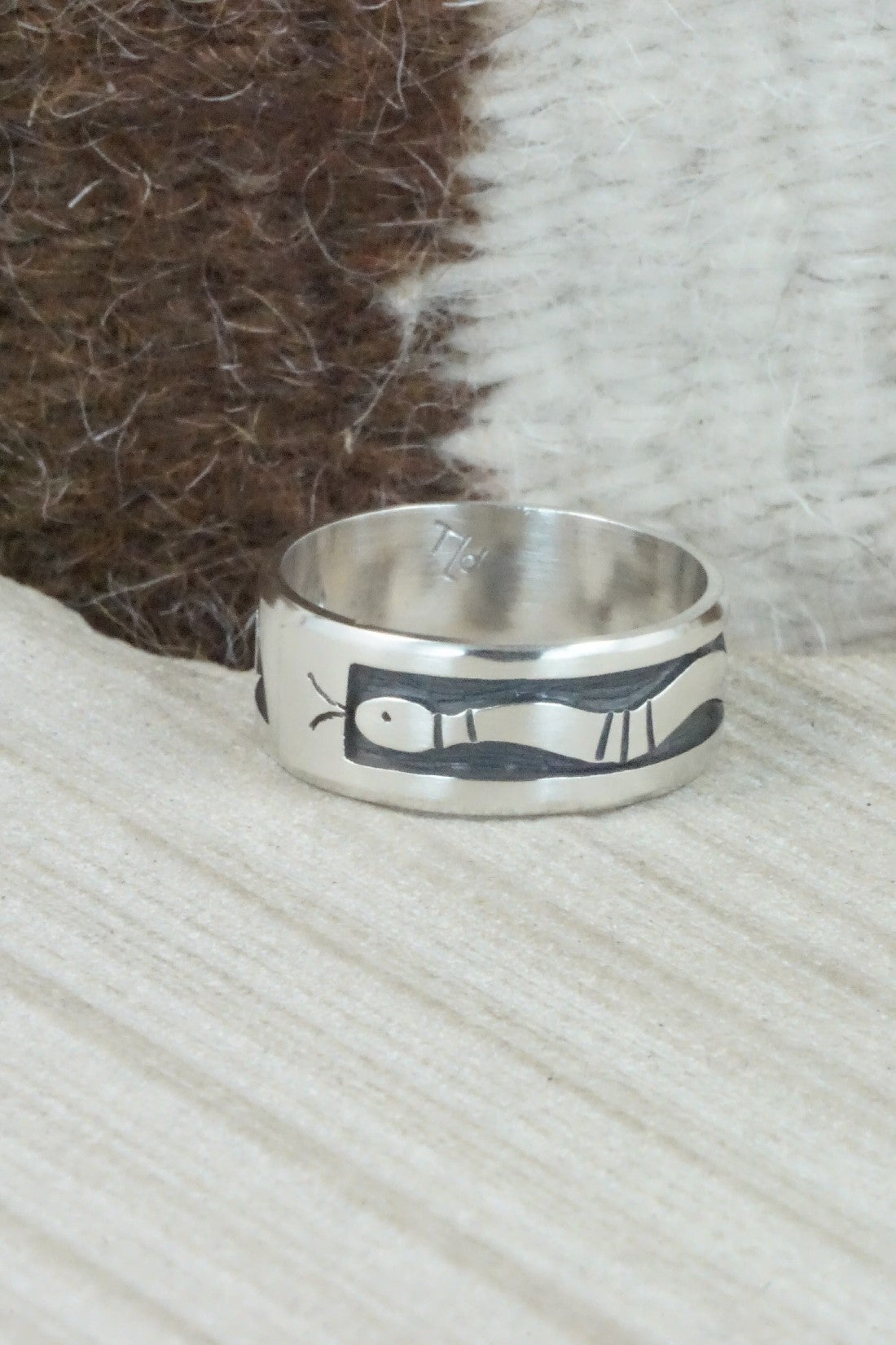 Sterling Silver Ring - Timothy Mowa - Size 12