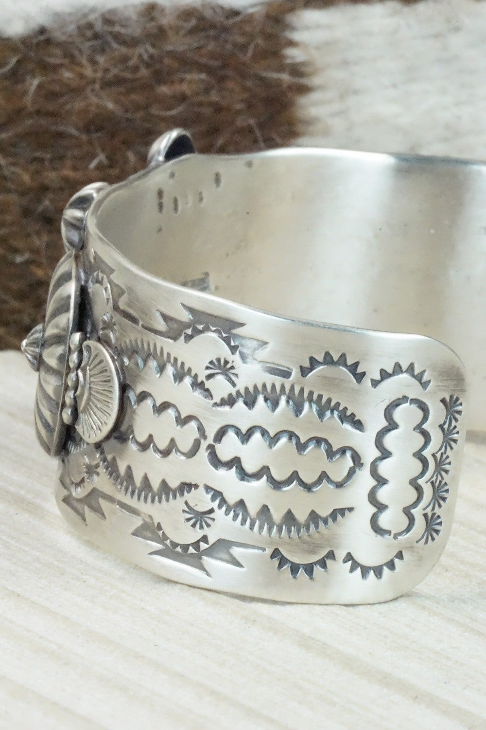 Coral and Sterling Silver Bracelet - Andrew Gordon