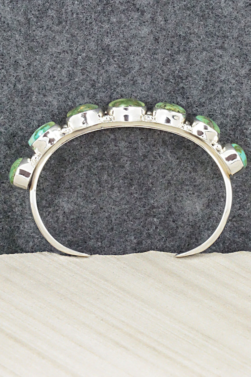 Turquoise & Sterling Silver Bracelet - Thomas Yazzie