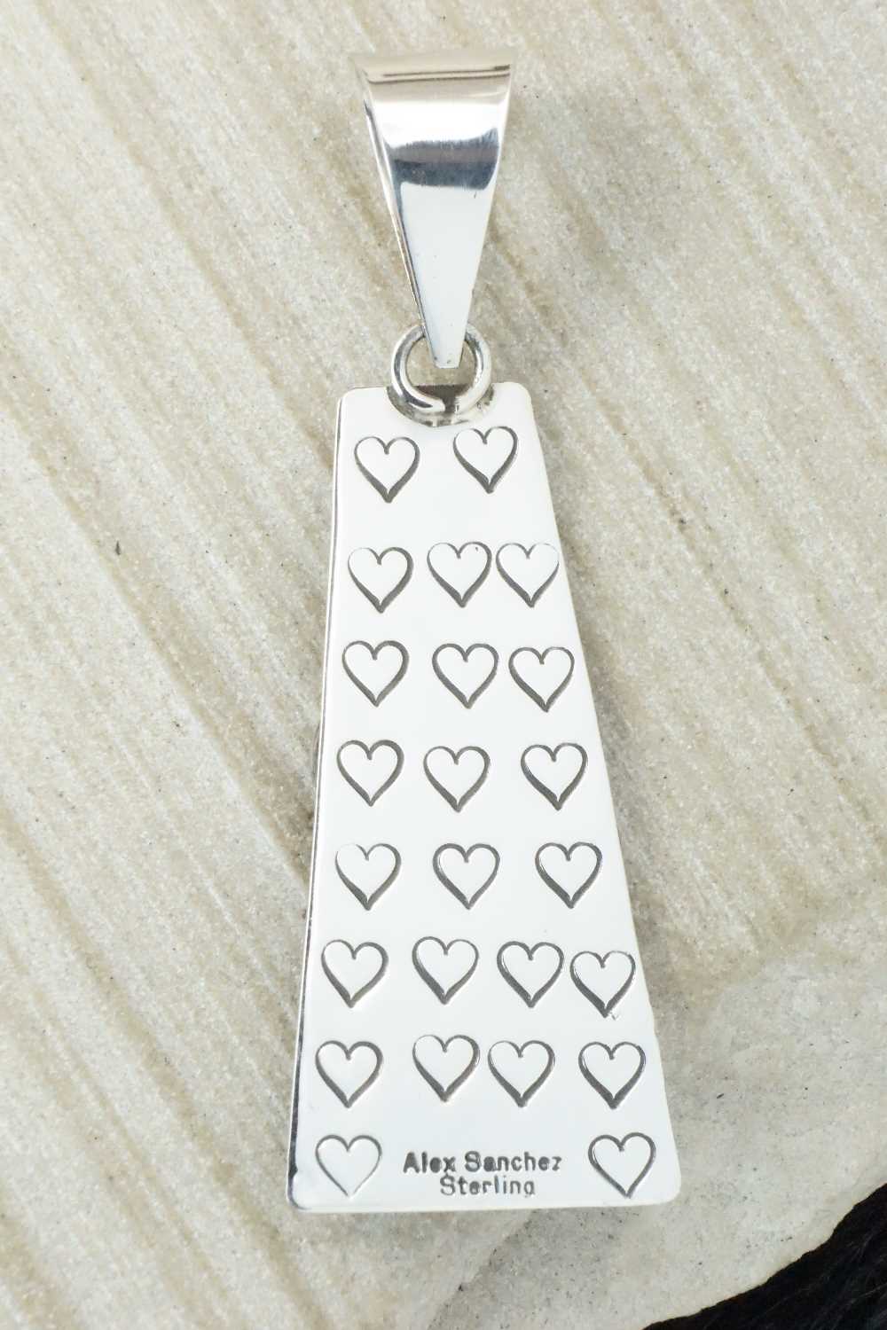 Turquoise & Sterling Silver Pendant - Alex Sanchez