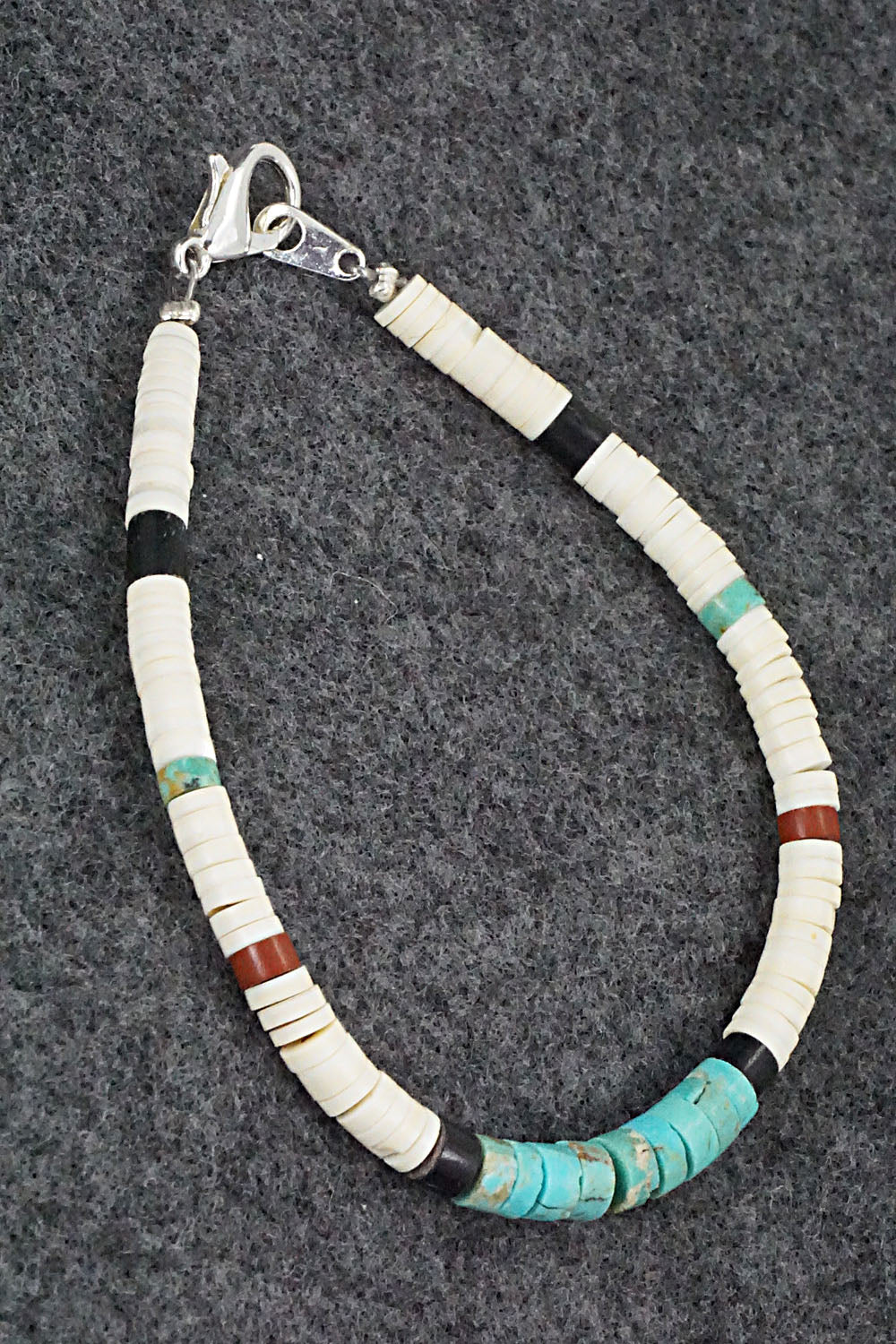 Multi Stone Beaded Bracelet - Torevia Crespin