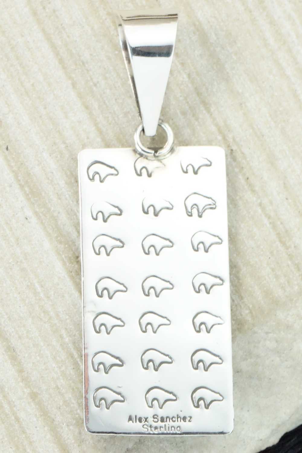 Turquoise & Sterling Silver Pendant - Alex Sanchez