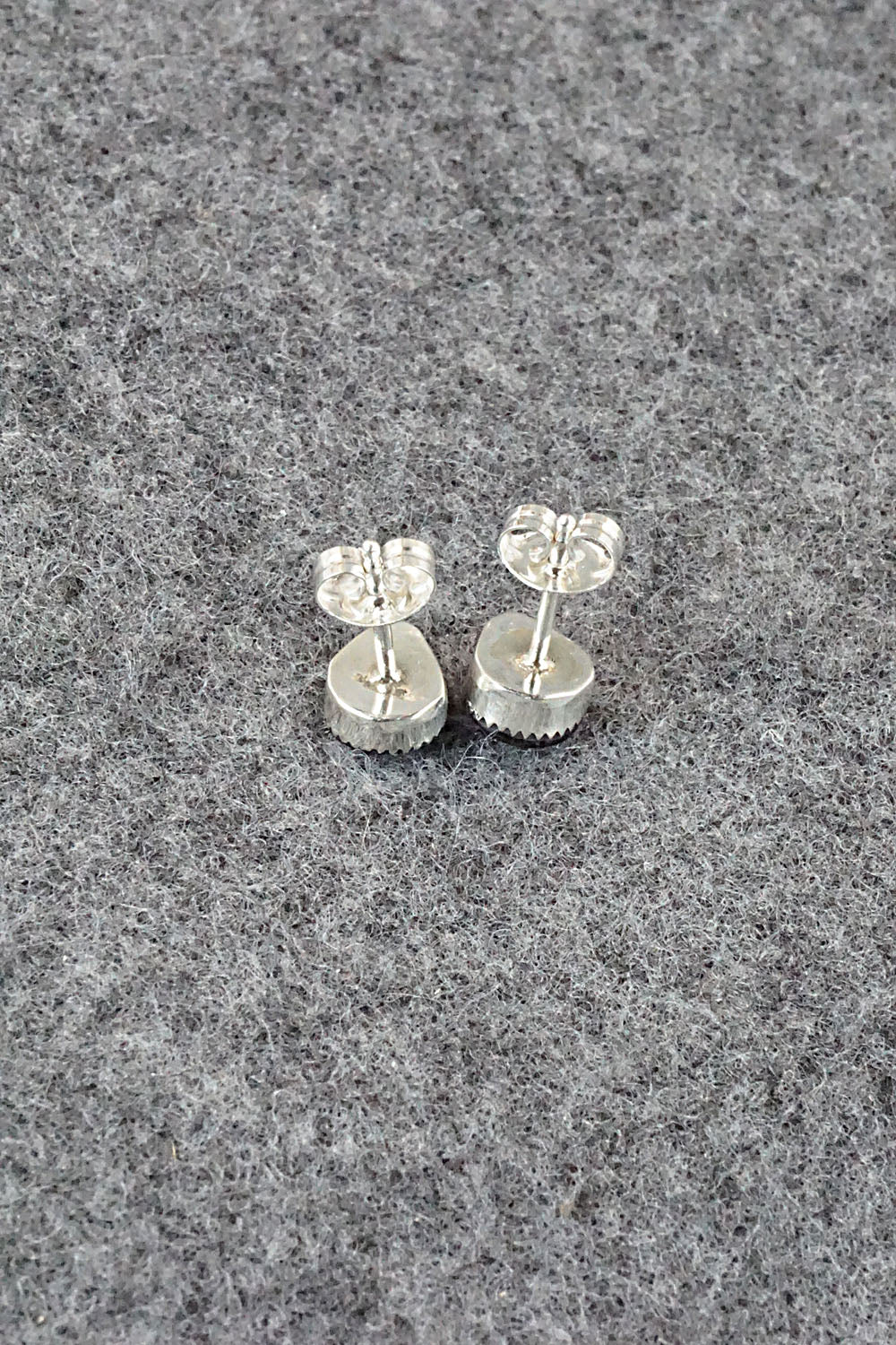 Onyx, Turquoise & Sterling Silver Earrings - Rosaline Bradley