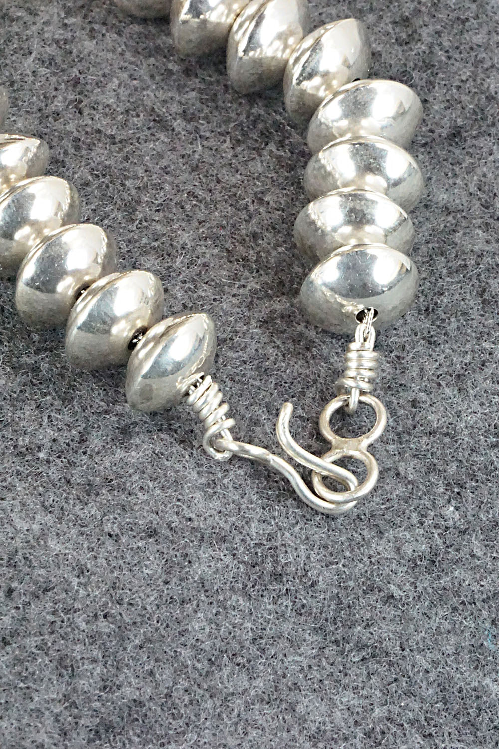 Sterling Silver Navajo Pearl Necklace - Jan Mariano