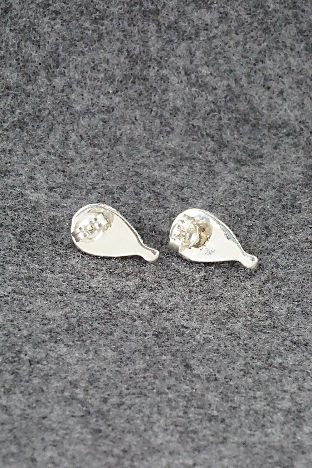 Coral & Sterling Silver Earrings - Shirley Walela