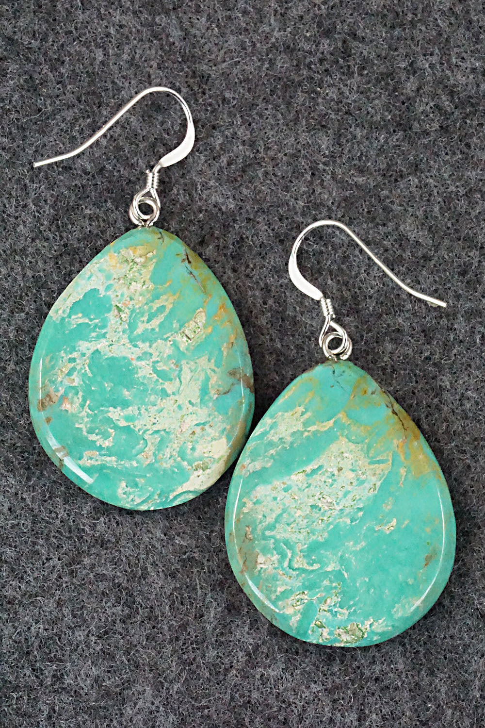 Turquoise & Sterling Silver Earrings - Tammy Nolcot