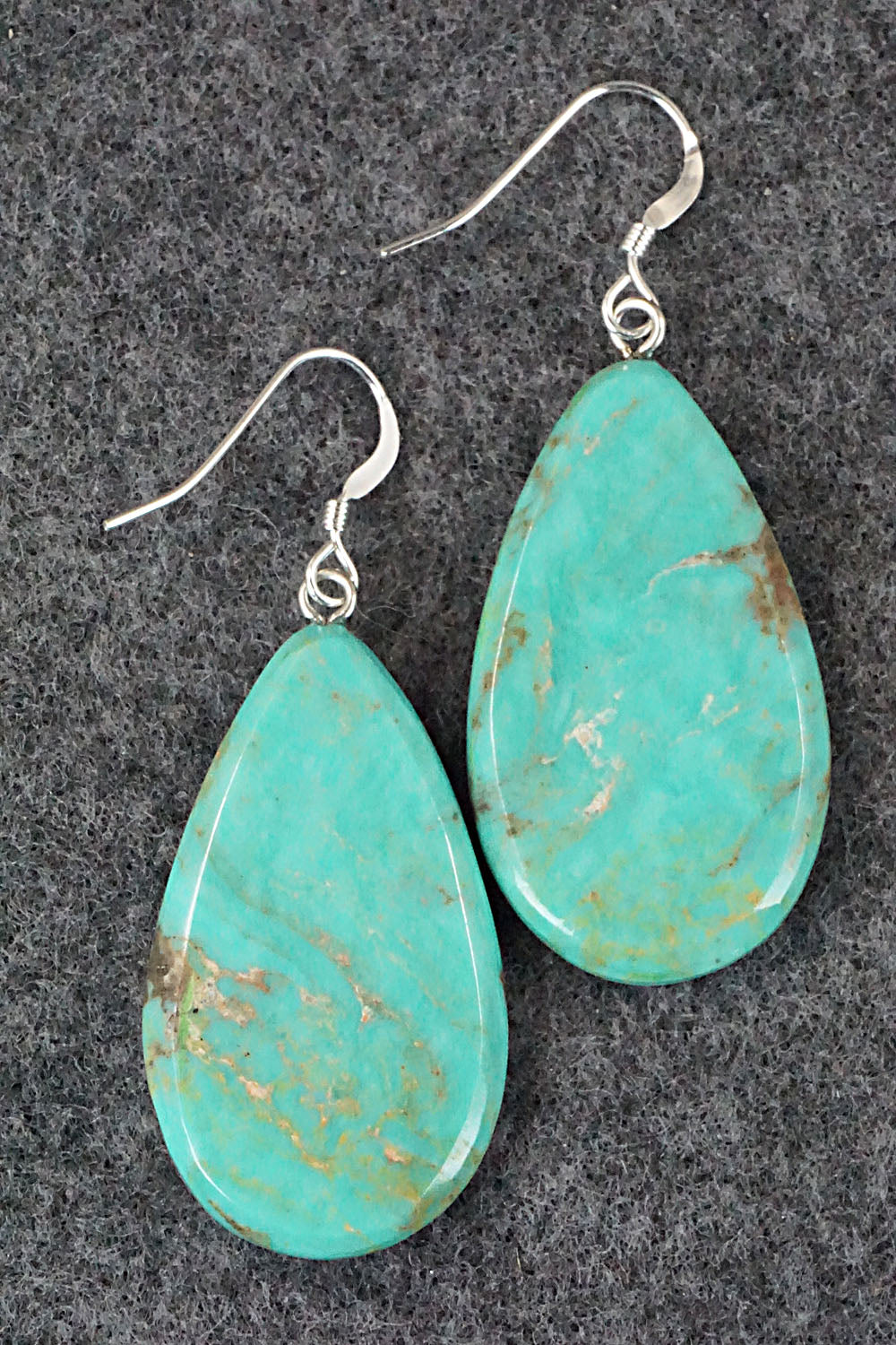 Turquoise & Sterling Silver Earrings - Tammy Nolcot