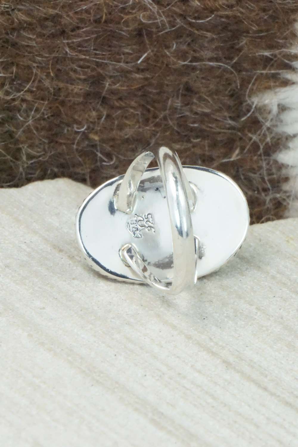 Turquoise & Sterling Silver Ring - Size 6