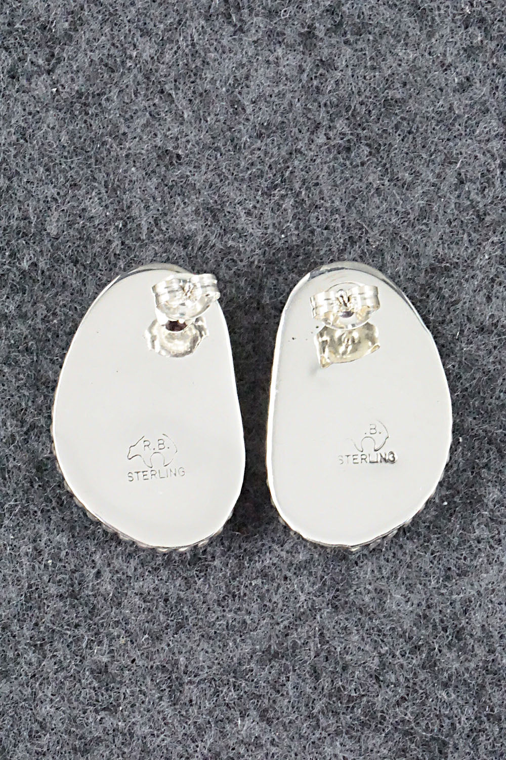 Turquoise & Sterling Silver Earrings - Verley Betone
