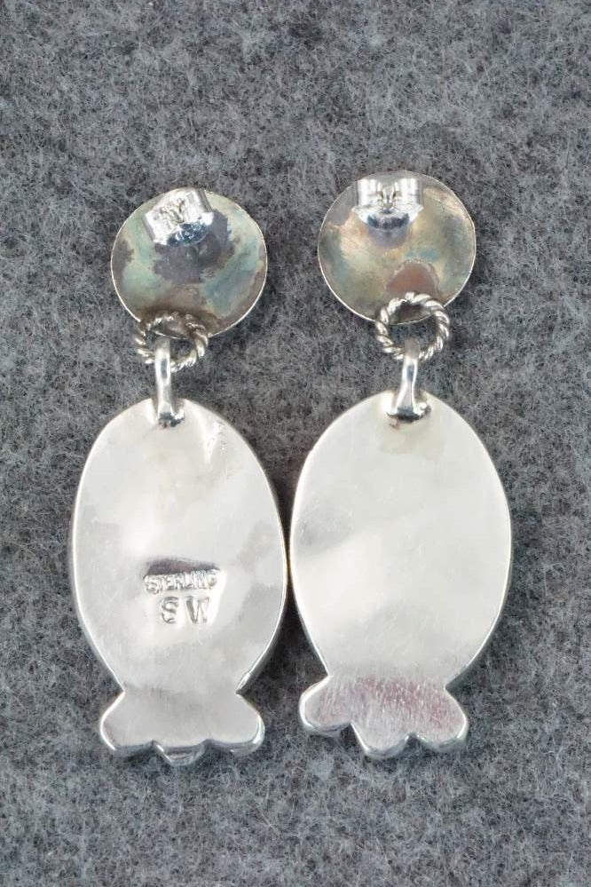 Turquoise & Sterling Silver Earrings - Selina Warner