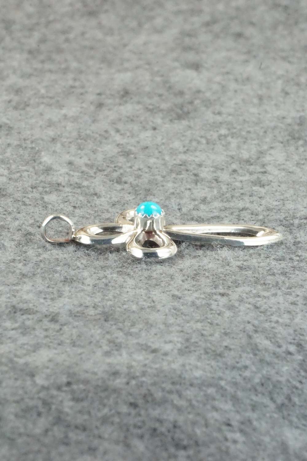 Turquoise & Sterling Silver Cross Pendant - Vanessa Kee