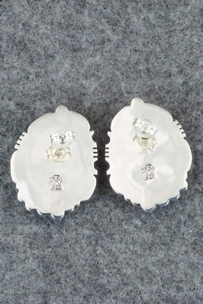 Moroccan Ammonite & Sterling Silver Earrings - Sharon McCarthy