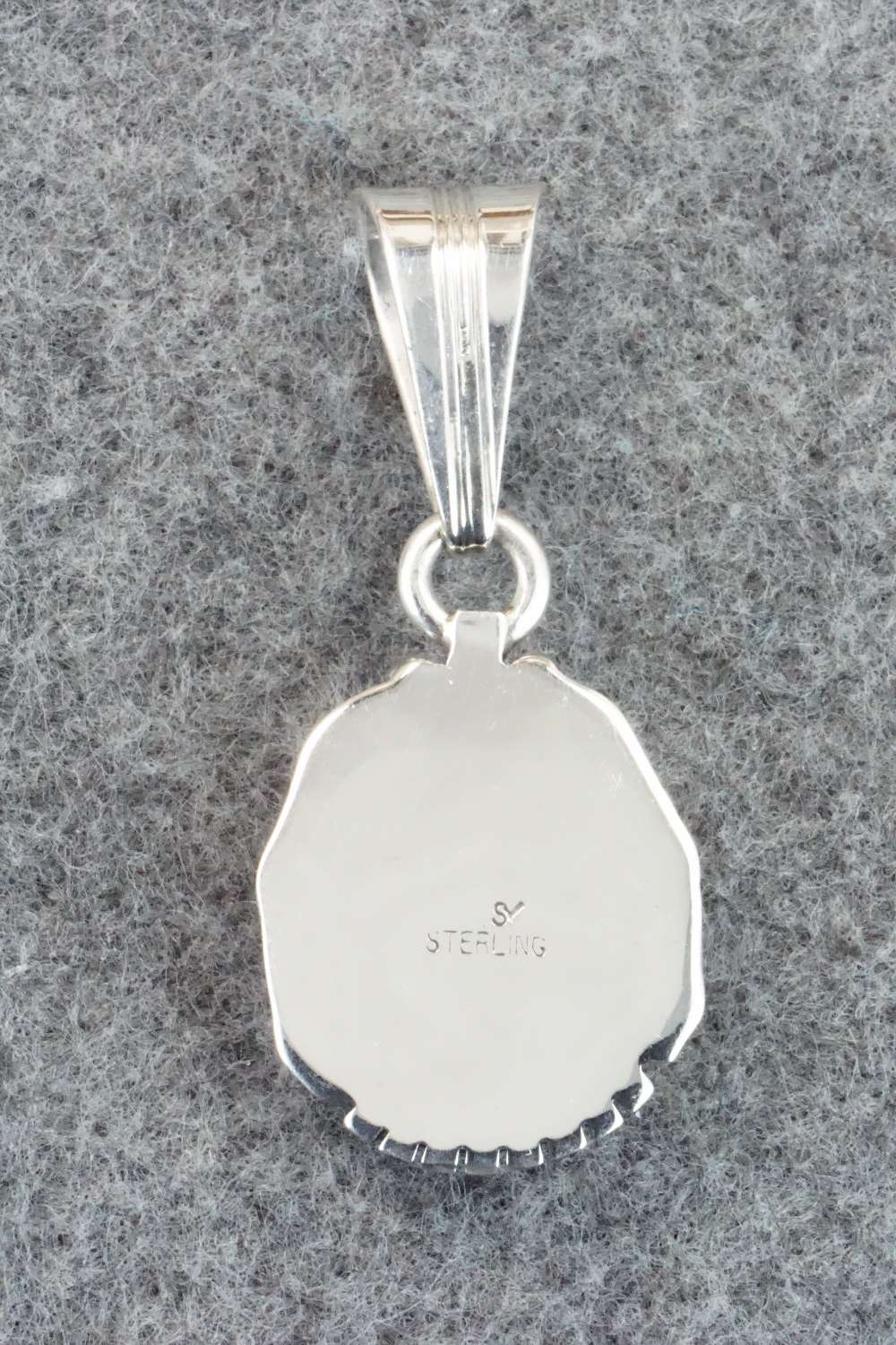 Turquoise & Sterling Silver Pendant - Samuel Yellowhair