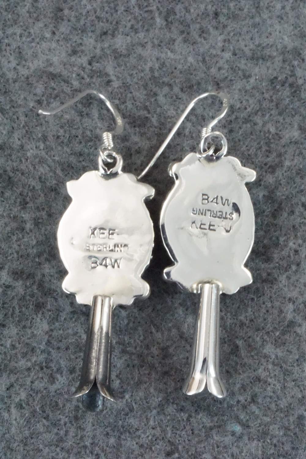 Turquoise & Sterling Silver Earrings - Vernon K Johnson