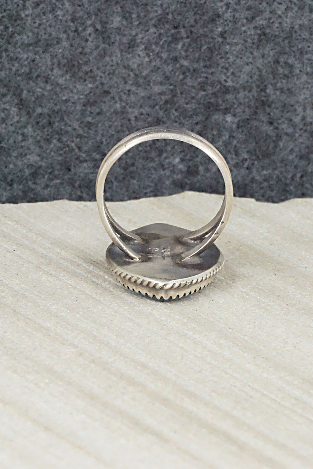 Turquoise & Sterling Silver Ring - Selina Warner - Size 7