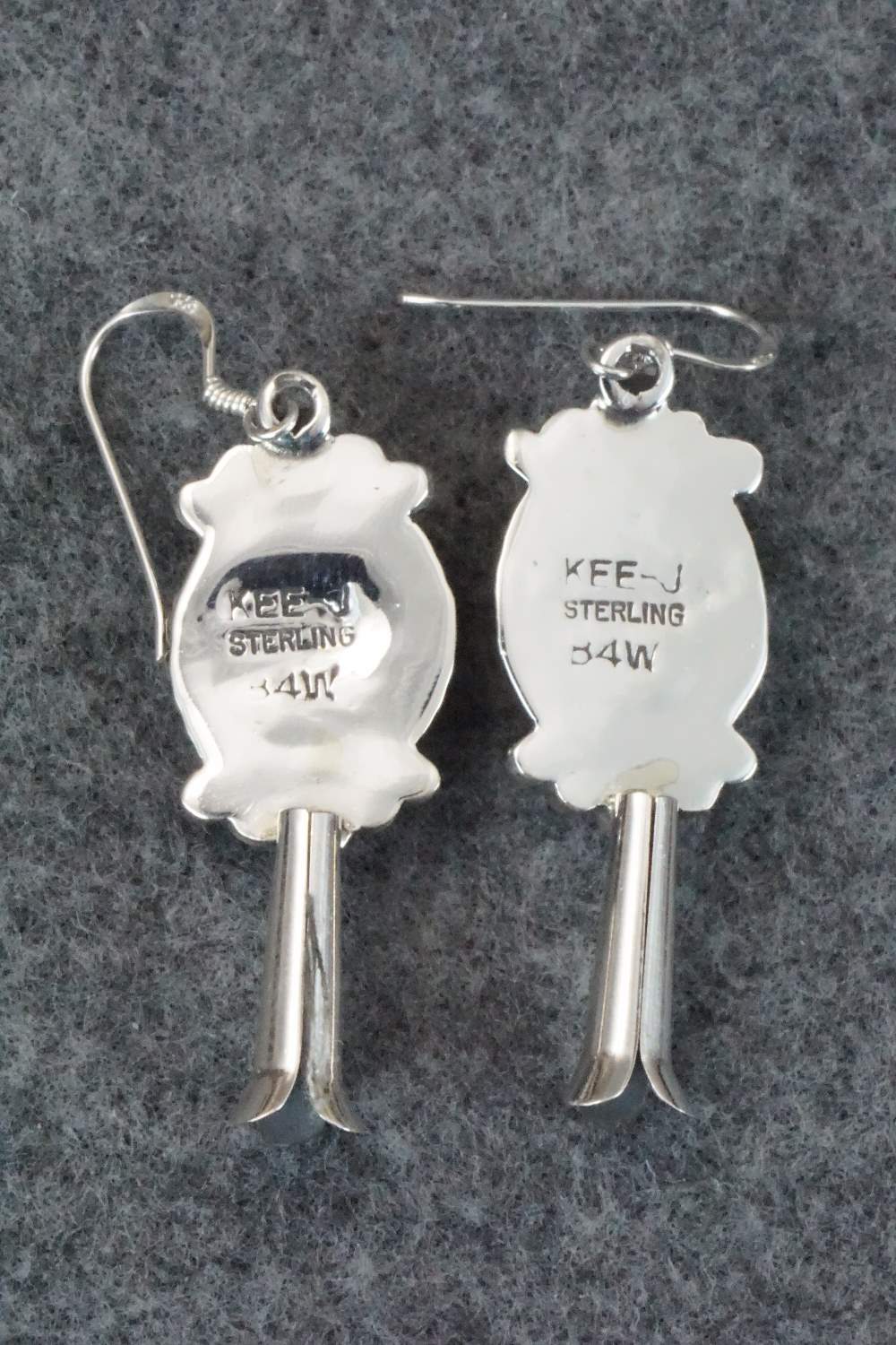 Turquoise & Sterling Silver Earrings - Vernon K Johnson