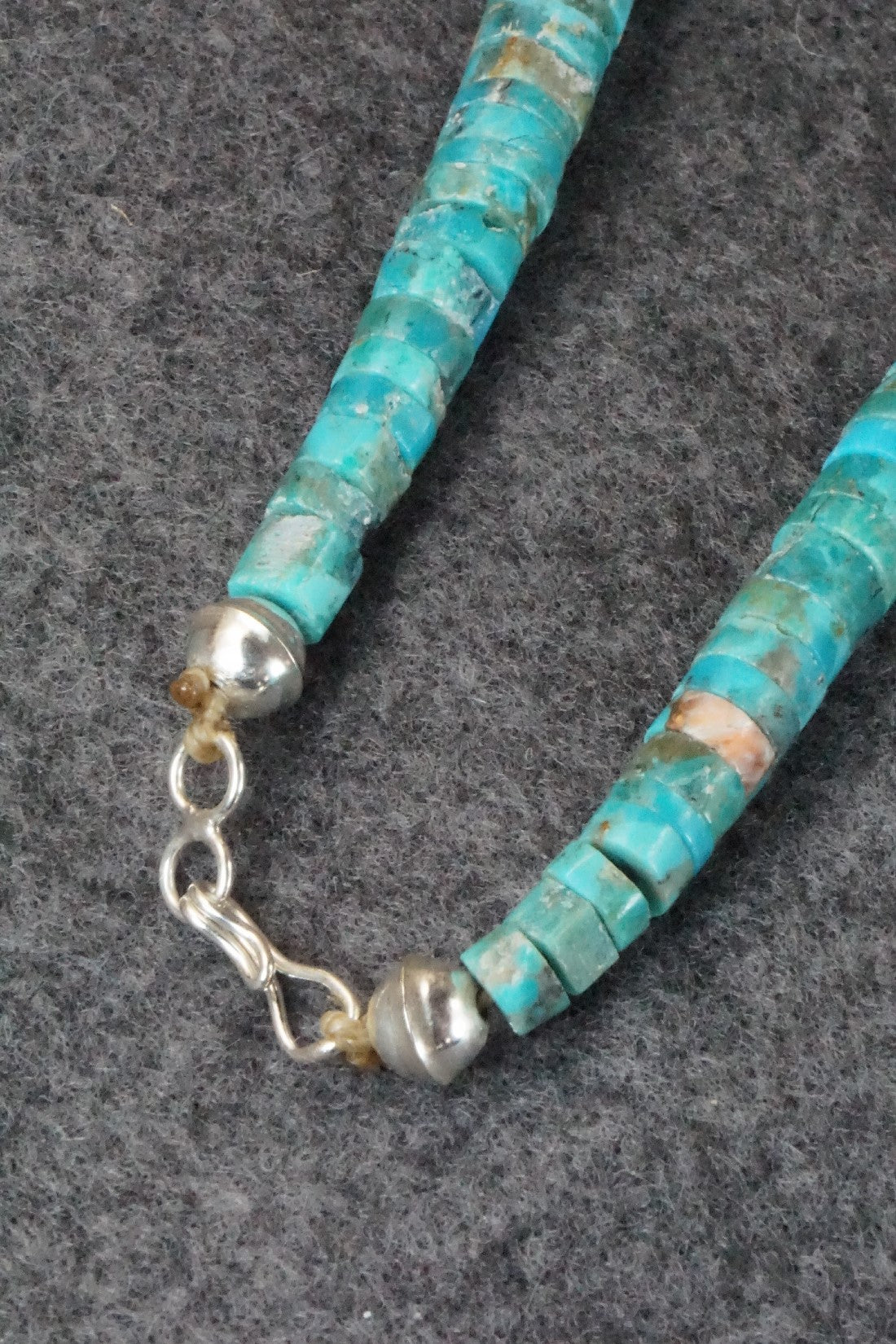 Turquoise & Sponge Coral Necklace - Joe Garcia