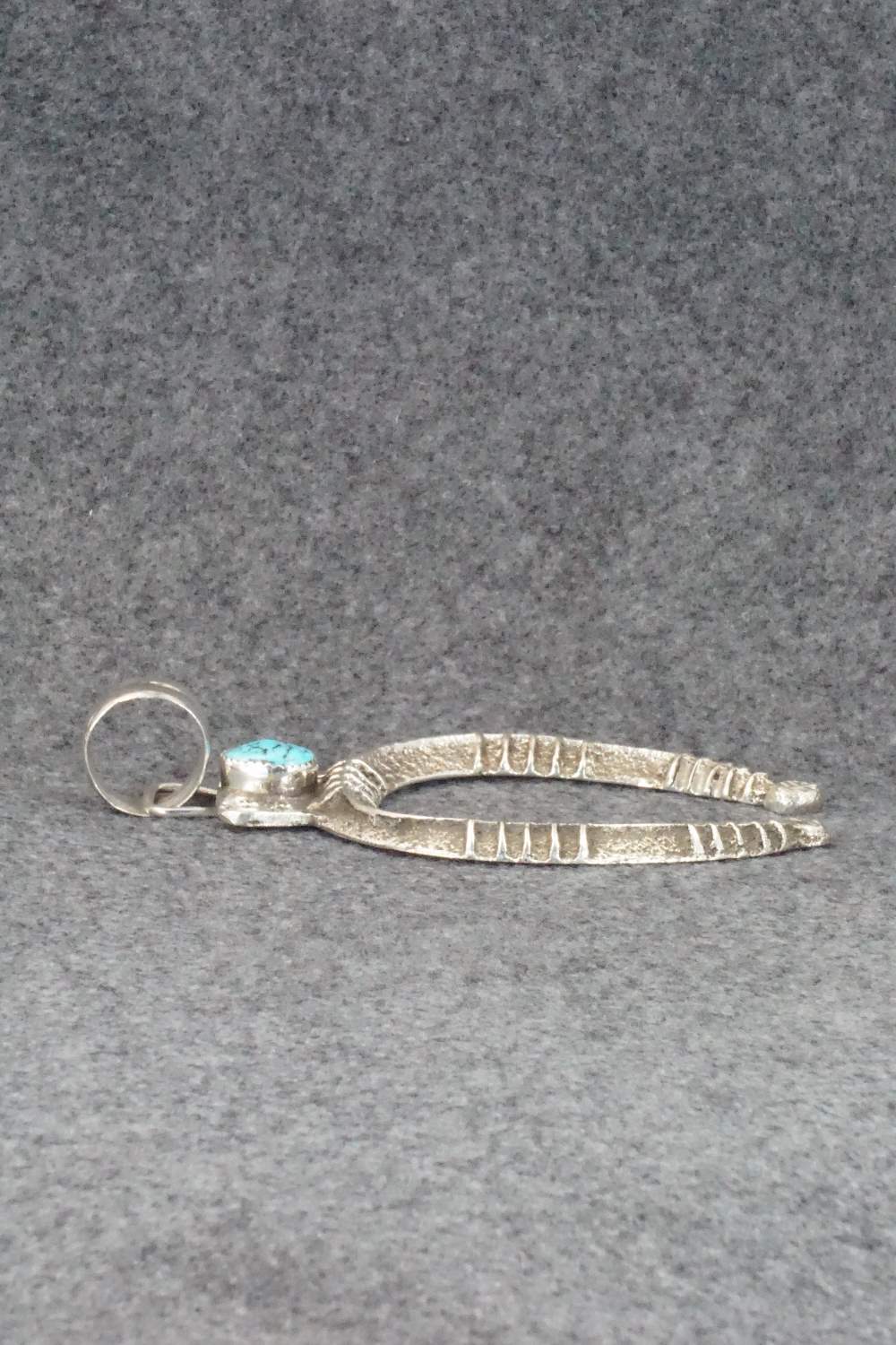 Turquoise and Sterling Silver Pendant - Delbert Arviso