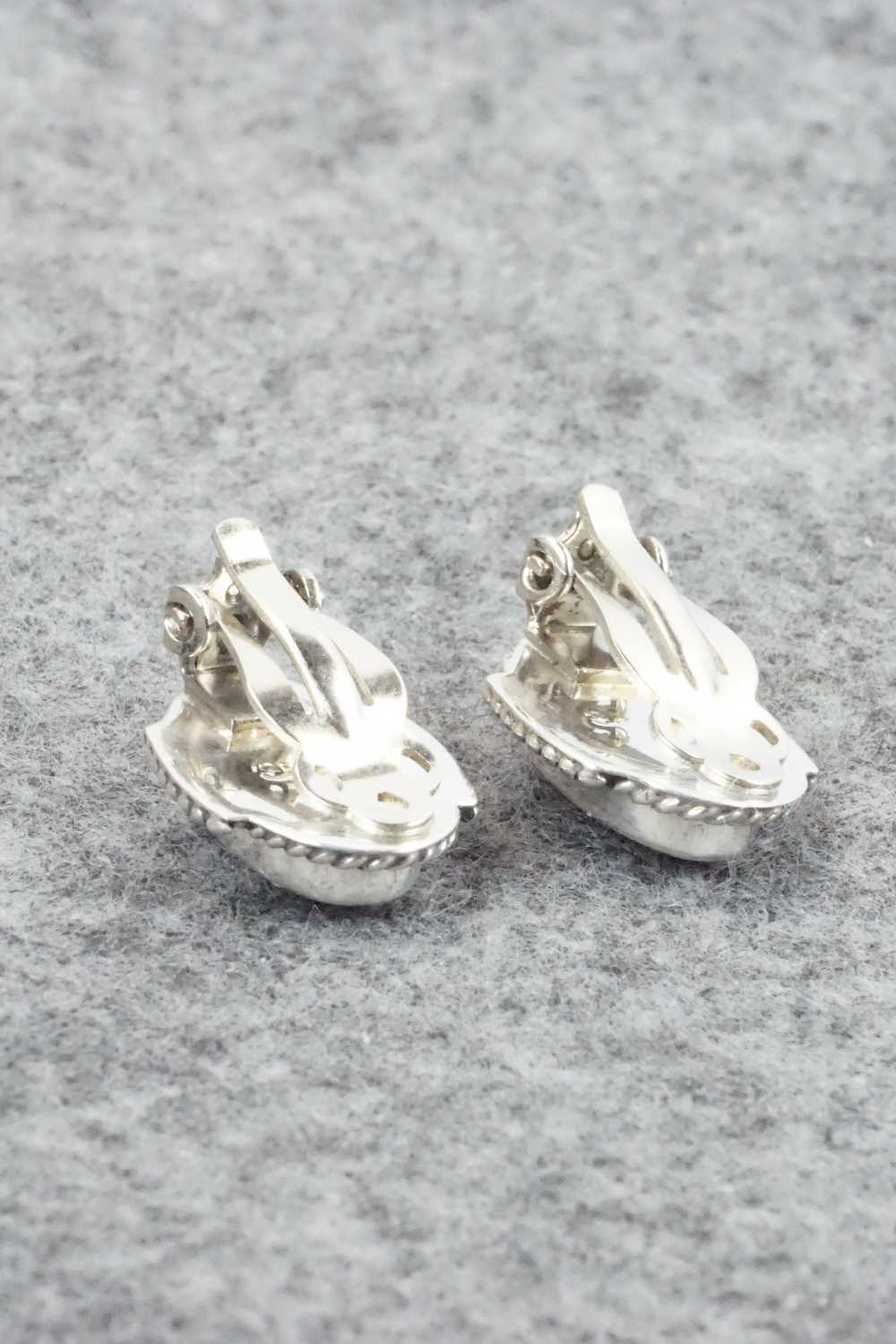Mother of Pearl & Sterling Silver Earrings - Jan Mariano