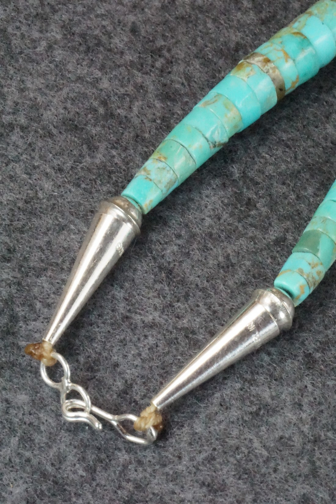 Turquoise & Sterling Silver Necklace - Joe Garcia