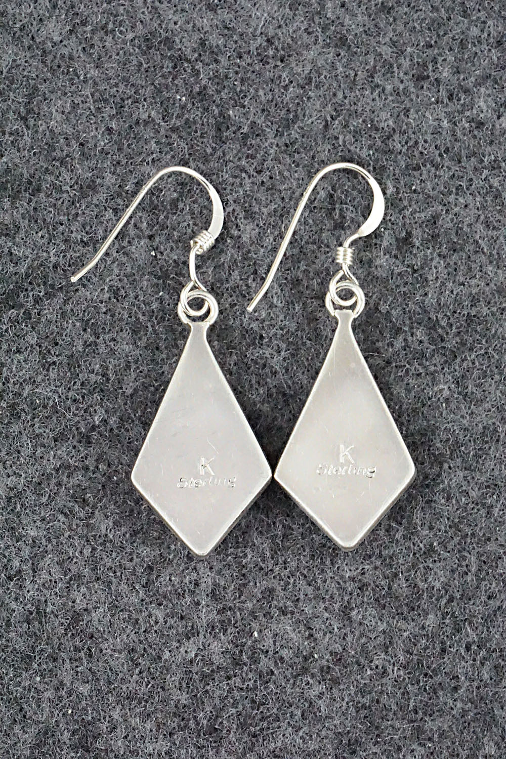 Turquoise & Sterling Silver Earrings - Laurie Kallestewa