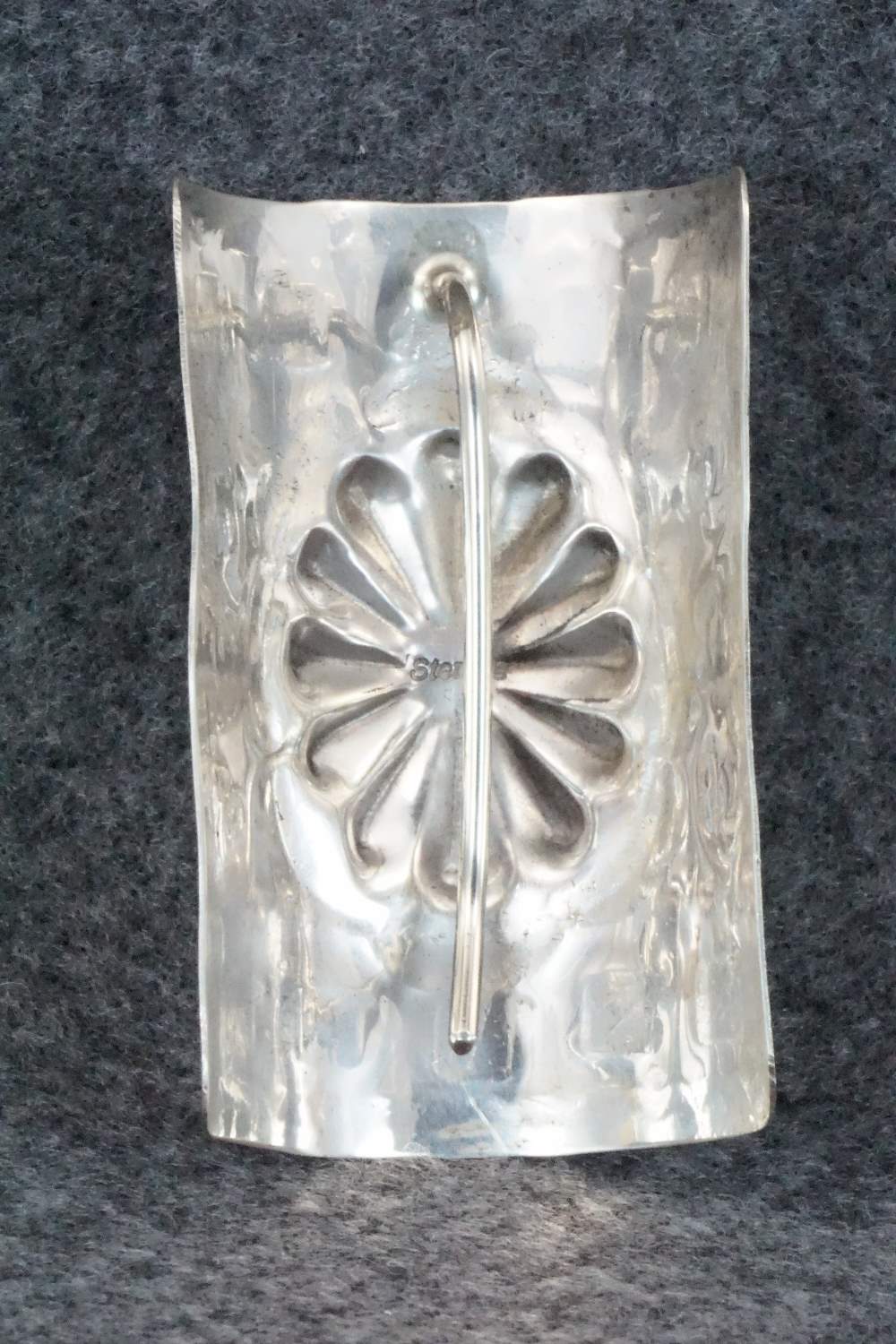 Turquoise & Sterling Silver Hair Pin - Arlene Soce