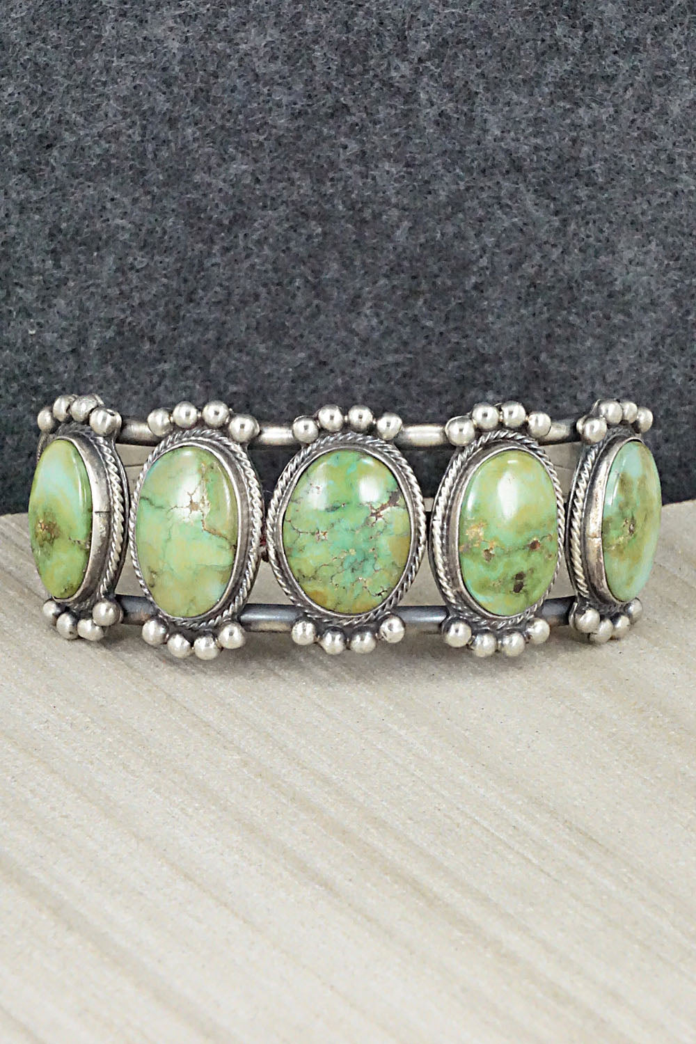 Turquoise & Sterling Silver Bracelet - Thomas Yazzie
