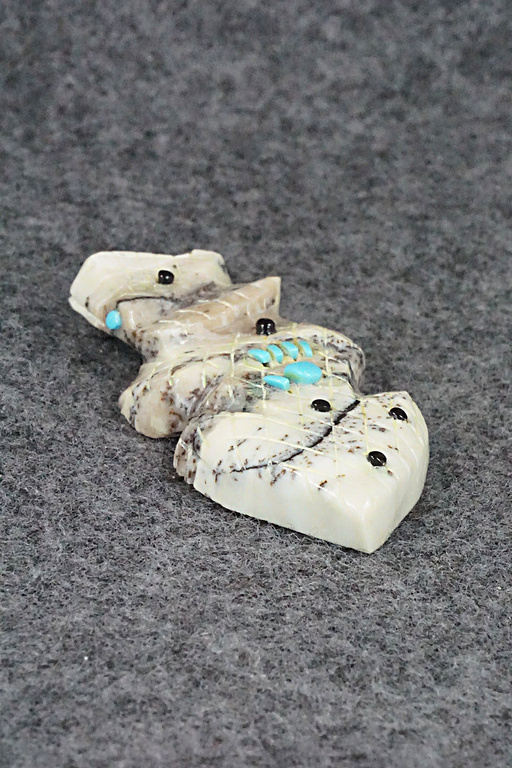 Horned Toad Zuni Fetish Carving - Danette Laate