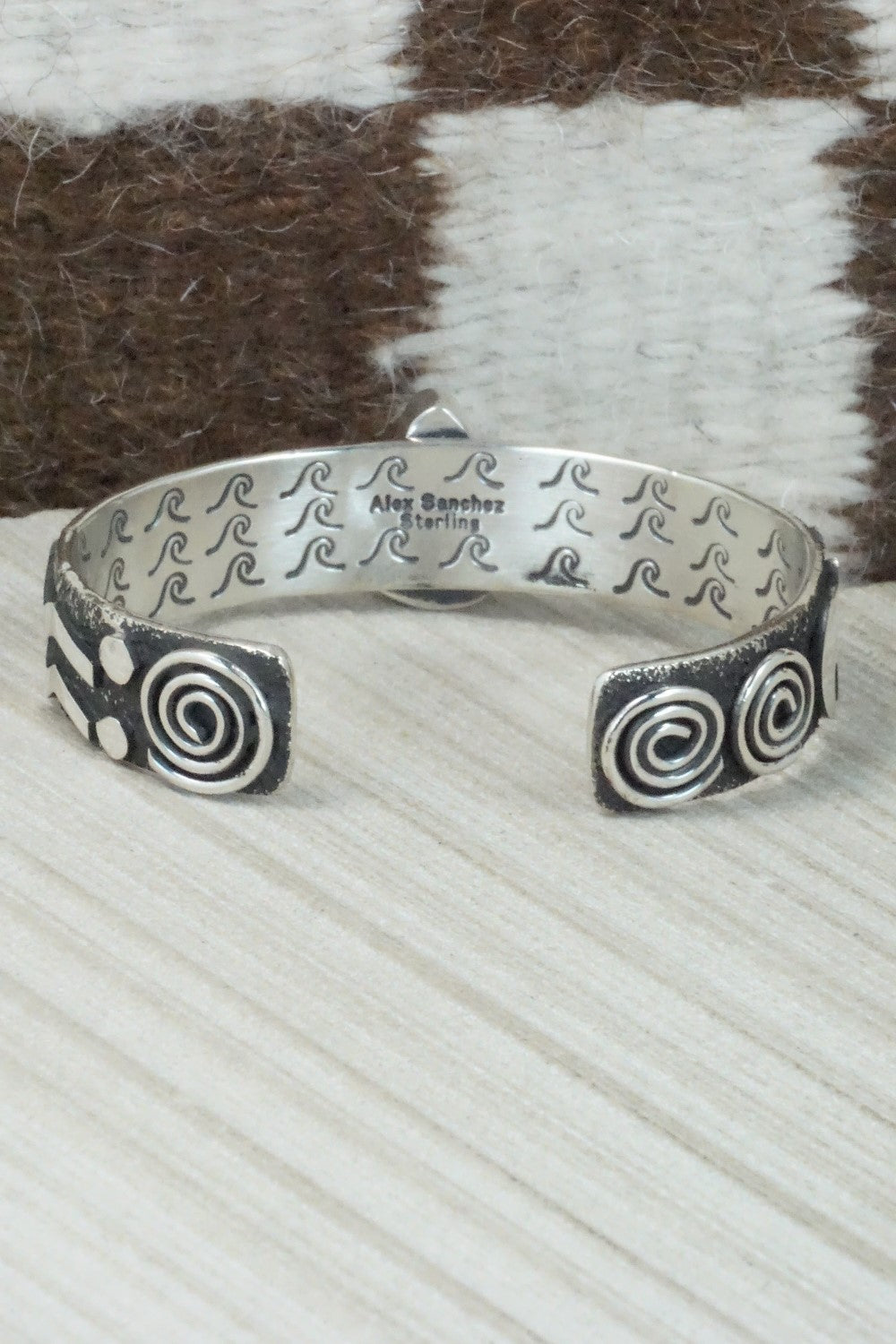 Turquoise & Sterling Silver Bracelet - Alex Sanchez