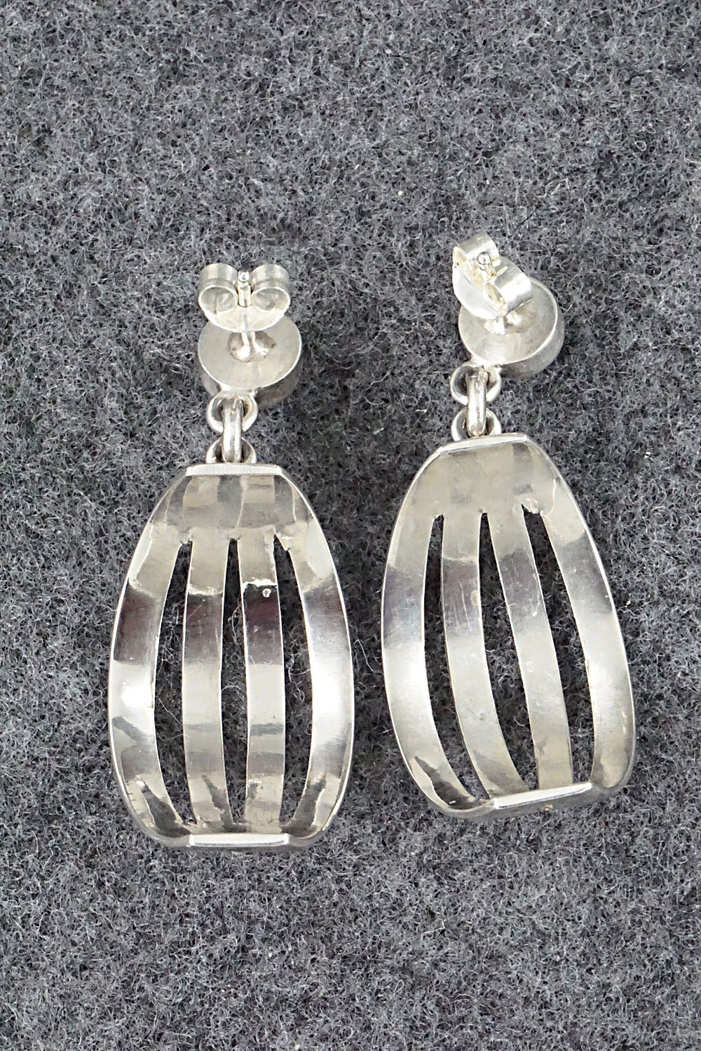 Turquoise & Sterling Silver Earrings - James Bahe
